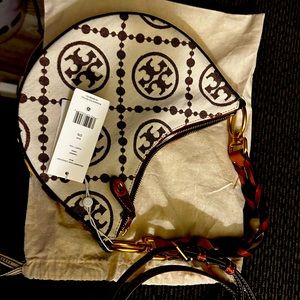 Beautiful Tory Burch Grommet mini Crescent Bag